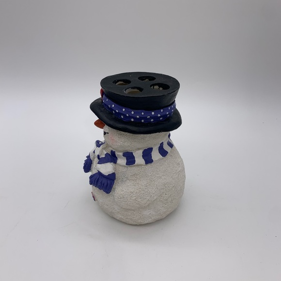 Frosty The Snowman Vtg. 3pc. Toilet Paper,Toothbrush, Soap Holder Christmas Set - Picture 8 of 13